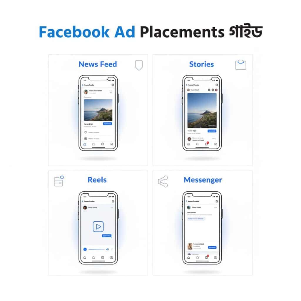 Facebook Ad Placements ভিজুয়াল গাইড