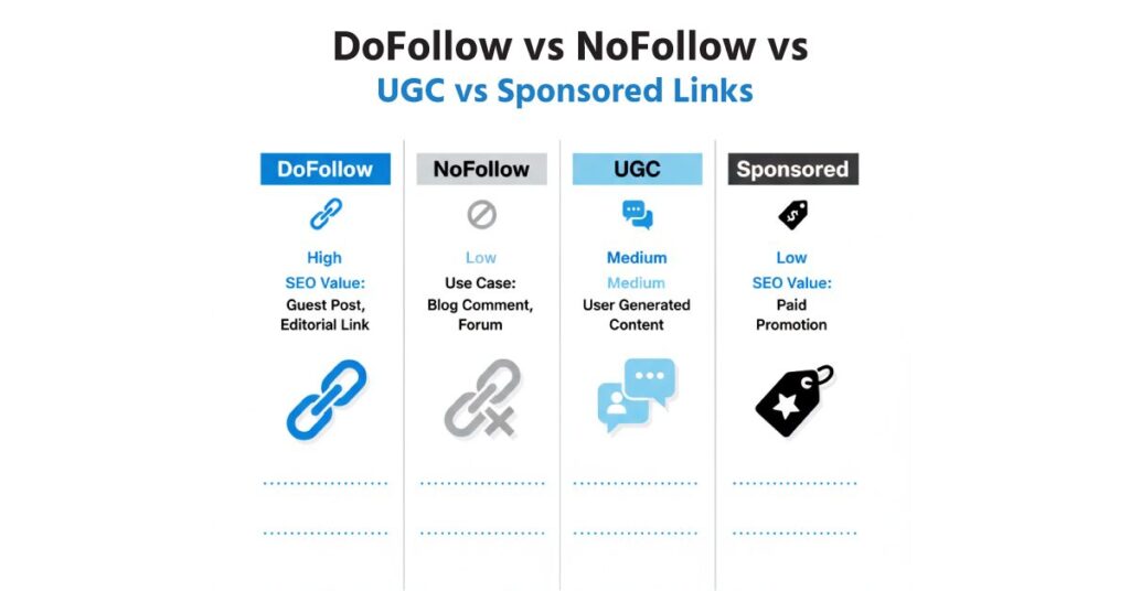 লিংক বিল্ডিং কত প্রকার