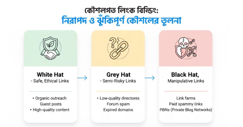 লিংক বিল্ডিং কত প্রকার