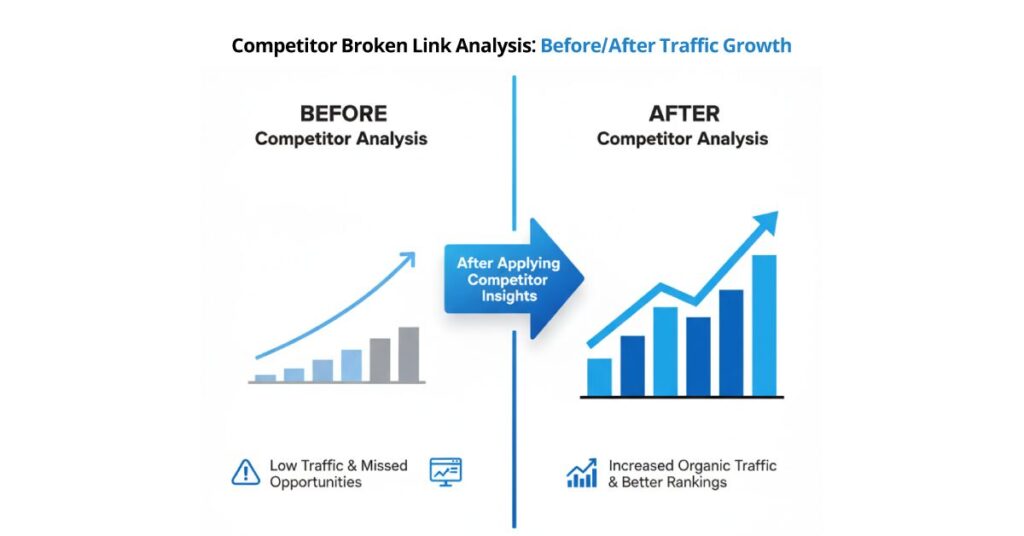একটি before after comparison